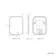 Lily Black Oak Rectangular LED Mirror 800x600mm
