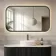 Lily Black Oak Rectangular LED Mirror 700x1200mm