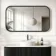 Lily Black Oak Rectangular LED Mirror 700x1200mm