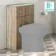 Cadiz Fluted Apex Oak Slimline Back To Wall Toilet Unit 500mm