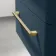 Brushed Brass Handle for Omaha Wall Hung Drawer Vanity 600mm