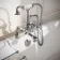 Kenmare Traditional Chrome Freestanding Bath Shower Mixer Tap
