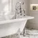 Kenmare Traditional Chrome Freestanding Bath Shower Mixer Tap