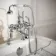 Avoca Traditional Chrome Freestanding Bath Shower Mixer Tap