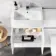 Foster Gloss White Combination Vanity Basin and Atlanta Toilet 1200mm