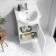 Quartz Gloss White Cloakroom Vanity with Semi Recessed Basin 450mm