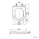 Capri Navy Blue Combination Vanity Basin and Aruba Toilet 1050mm - Chrome Handles