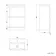 100% Waterproof - Corsica Gloss White PVC Slimline Basin Drawer Vanity 500mm