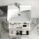 Cadiz Fluted Linen White Wall Hung Basin Drawer Vanity 600mm - Chrome Handles