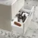 Cadiz Fluted Linen White Wall Hung Drawer Vanity with Marble Top & Marin Basin 600mm - Chrome Handles