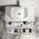 Cadiz Fluted Linen White Wall Hung Drawer Vanity with Marble Top & Marin Basin 800mm - Chrome Handles
