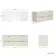 Cadiz Fluted Linen White Double Wall Hung Drawer Vanity with Marble Top 1200mm (Excludes Basin) - Chrome Handles