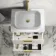 Cadiz Fluted Linen White Wall Hung Drawer Vanity with Marble Top 600mm (Excludes Basin) - Brushed Brass Accents