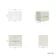 Cadiz Fluted Linen White Wall Hung Drawer Vanity with Marble Top 600mm (Excludes Basin) - Brushed Brass Accents