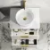 Cadiz Fluted Linen White Wall Hung Drawer Vanity with Marble Top & Nevis Basin 600mm - Brushed Brass Accents