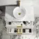 Cadiz Fluted Linen White Wall Hung Drawer Vanity with Marble Top & Nevis Basin 800mm - Brushed Brass Accents
