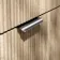 Cadiz Fluted Apex Oak Wall Hung Basin Drawer Vanity 600mm - Chrome Handles