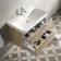 Cadiz Fluted Apex Oak Wall Hung Basin Drawer Vanity 800mm - Chrome Handles