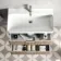 Cadiz Fluted Apex Oak Wall Hung Basin Drawer Vanity 800mm - Chrome Handles