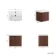 Cadiz Fluted Apex Walnut Wall Hung Basin Drawer Vanity 600mm - Chrome Handles