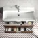 Cadiz Fluted Apex Walnut Wall Hung Basin Drawer Vanity 1000mm - Chrome Handles