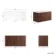 Cadiz Fluted Apex Walnut Wall Hung Drawer Vanity with Marble Top 1000mm (Excludes Basin) - Brushed Brass Accents
