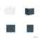 Cadiz Fluted Navy Blue Wall Hung Drawer Vanity with Marble Top 600mm (Excludes Basin) - Brushed Brass Accents