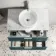 Cadiz Fluted Mystic Green Wall Hung Drawer Vanity with Marble Top & Nevis Basin 800mm - Chrome Handles