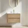 Jerez Country Oak Wall Hung Basin Drawer Vanity 800mm