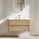 Jerez Country Oak Wall Hung Basin Drawer Vanity 1000mm