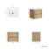 Jerez Country Oak Wall Hung Drawer Vanity with Matt White Basin 600mm