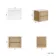 Jerez Country Oak Wall Hung Drawer Vanity with Marble Top 600mm - Excludes Basin