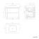 Jerez Country Oak Wall Hung Drawer Vanity with Marble Top & Marin Basin 800mm