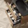 Jerez Country Oak Wall Hung Drawer Vanity with Black Basin 800mm