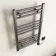 Naples Electric Premium Brushed Gunmetal Straight Heated Towel Rail 800x500mm