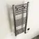 Naples Electric Premium Brushed Gunmetal Straight Heated Towel Rail 1000x400mm