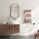 Naples Electric Premium Brushed Copper Straight Heated Towel Rail 800x400mm