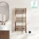 Naples Electric Premium Brushed Copper Straight Heated Towel Rail 1000x500mm
