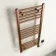 Naples Electric Premium Brushed Copper Straight Heated Towel Rail 1200x400mm