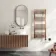 Naples Electric Premium Brushed Copper Straight Heated Towel Rail 1200x500mm