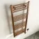 Naples Electric Premium Brushed Copper Straight Heated Towel Rail 1200x500mm