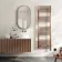 Naples Electric Premium Brushed Copper Straight Heated Towel Rail 1600x500mm