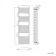 Naples Electric Premium Brushed Copper Straight Heated Towel Rail 1600x500mm