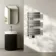 Seville Electric Brushed Gunmetal Designer Flat Panel Heated Towel Rail 800x450mm