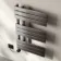Seville Electric Brushed Gunmetal Designer Flat Panel Heated Towel Rail 800x450mm