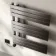 Seville Electric Brushed Gunmetal Designer Flat Panel Heated Towel Rail 800x600mm