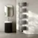 Seville Electric Brushed Gunmetal Designer Flat Panel Heated Towel Rail 1600x450mm