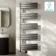 Seville Electric Brushed Gunmetal Designer Flat Panel Heated Towel Rail 1600x600mm