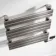 Santorini Electric Brushed Gunmetal Flat Panel Heated Towel Rail 800x450mm