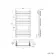 Santorini Electric Brushed Gunmetal Flat Panel Heated Towel Rail 800x450mm